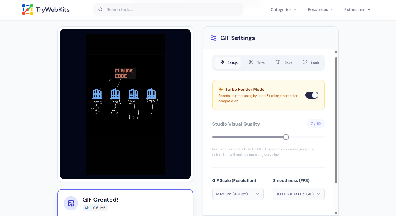 Video to GIF Preview